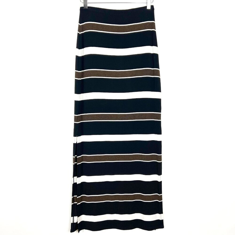 WHBM Maxi Skirt OR Strapless Dress Women's Size XXS Convertible Striped Stretchy